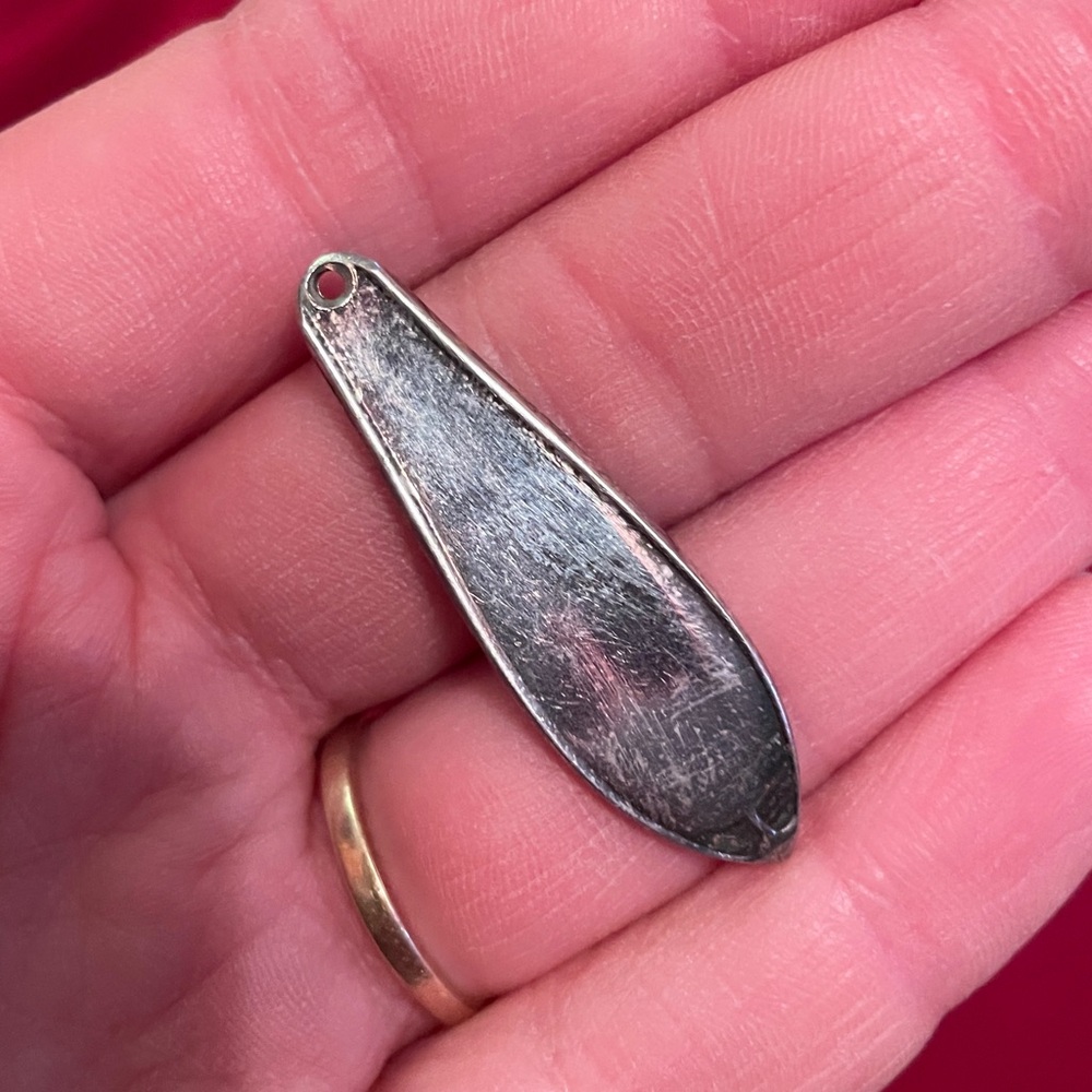 Fork silver earring charms - Picture 6 of 8